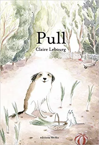 Couverture de Pull, un chien blanc et marron et un chat dans un jardin